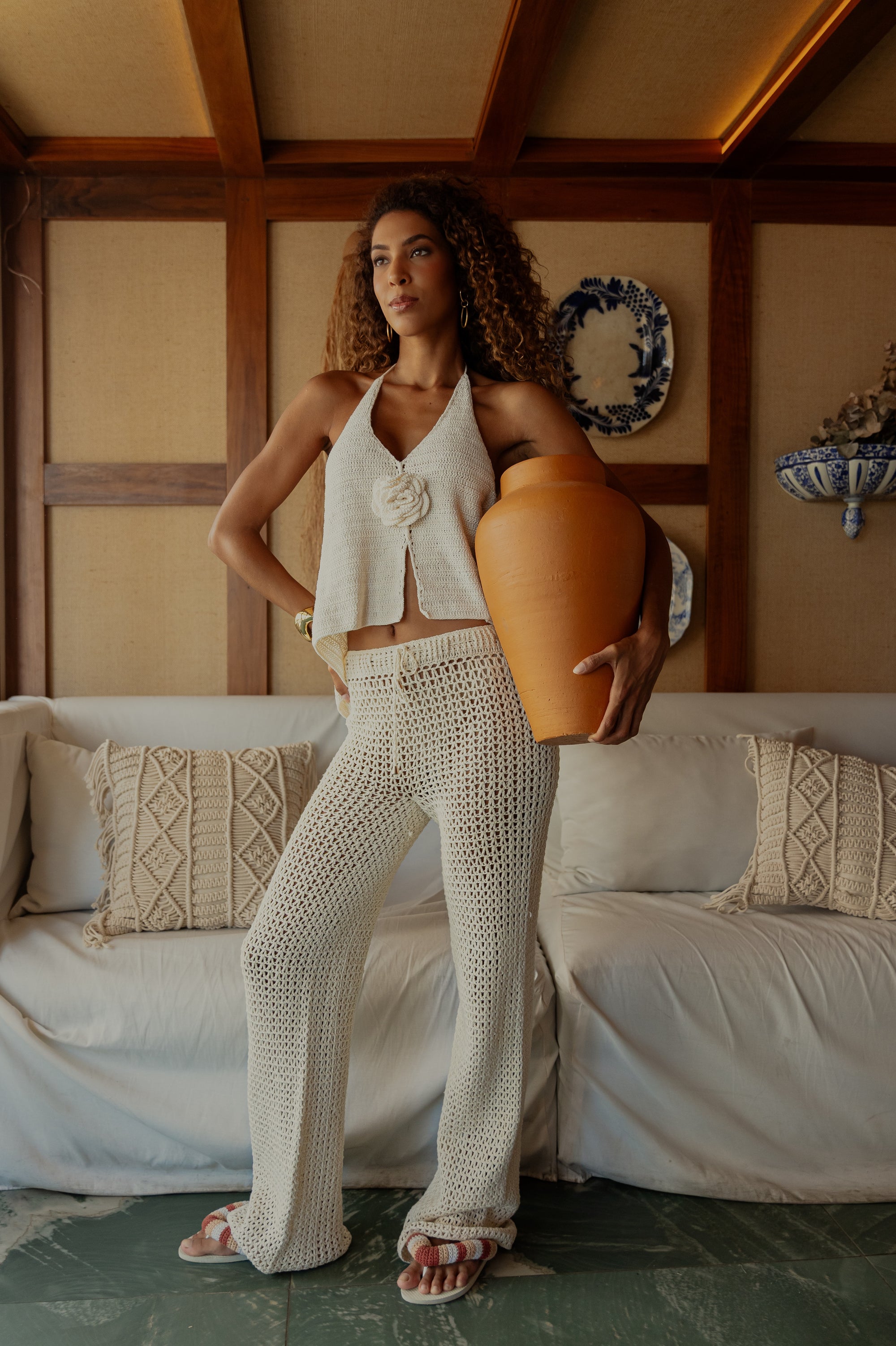Blusa Flor Nú